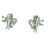 Metal Art Deco Platinum and 3.00 Carat Diamond Spray Earrings, Pair For Sale - Image 7 of 13