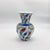 Ceramic Handmade Ceramic Floral Vase (20cm) Red Tulip and Golden Garden Pattern For Sale - Image 7 of 8