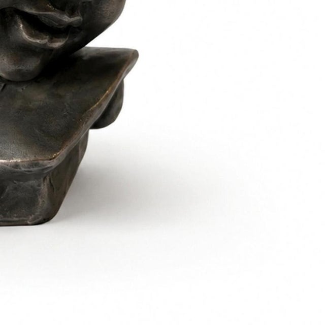 Bust of a Boy Sculpture by Bruno Merli For Sale - Image 5 of 6