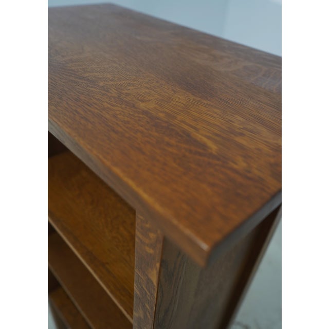 Brown Stickley Mission Oak Lectern Podium Bookcase For Sale - Image 8 of 13