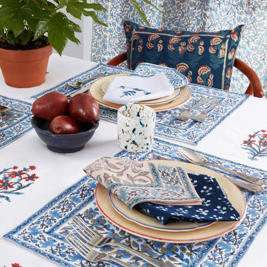 Anna, meaning grace and beautiful in Latin, is a delightful floral pattern in blue and gray with European influences. An...