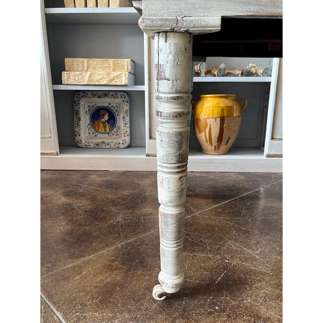 Early 20th Century 20th Century French Antique Farmhouse Table For Sale - Image 5 of 5