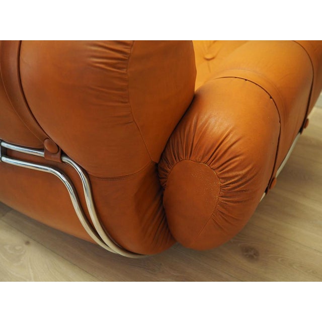 Vintage Spage Age Orange Sofa, 1960s For Sale - Image 10 of 18