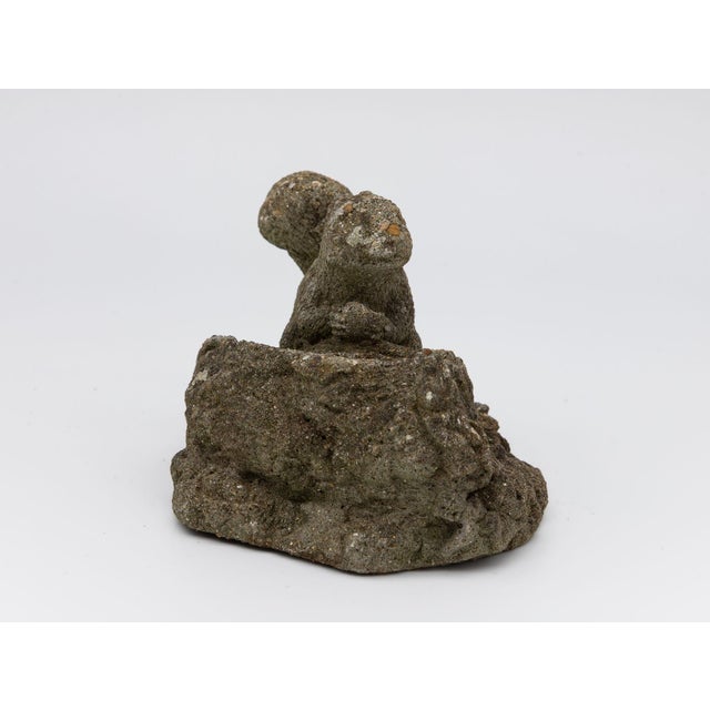 Sculpture Materials Reconstituted Stone Squirrel Garden Ornament, 20th Century For Sale - Image 7 of 7
