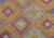 Shabby Chic Vintage Turkish Anatolian Hand Made Organic Kilim,5'x7'8" For Sale - Image 3 of 5