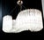 Vintage Murano Chandelier with Its Letter S Shape with Murano Prism Glass, Venice, Italy For Sale - Image 3 of 18