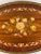 1950-60s Italian Oval Marquetry Gallery Serving Tray For Sale - Image 6 of 12