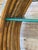 Wood Monumental Vintage Bent Rattan Circular Wall Shelf Manner of Paul Frankl For Sale - Image 7 of 12