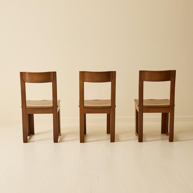 Italian Modernist Dining Chairs, Set of 6, 1970s For Sale In New York - Image 6 of 10