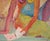 Middle of a Read - Original Abstract Expressionist Outsider Art on Canvas by Harald Dry Schmidt For Sale - Image 4 of 8