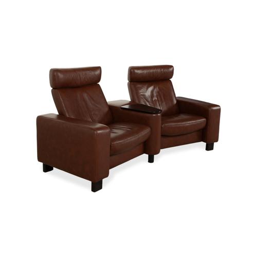 Arion Two-Seater Sofa with Ottoman from Stressless, Set of 2 For Sale - Image 6 of 18