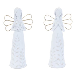 Etched Angel Figurine (Set of 4) For Sale
