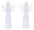 Etched Angel Figurine (Set of 4) For Sale