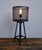 Industrial Industrial Iron Mesh Table Lamp For Sale - Image 3 of 5