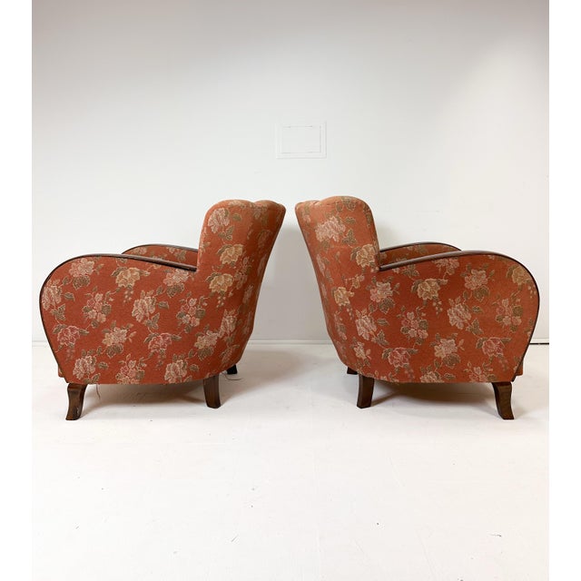 Mid-Century Modern 1930s Art Deco Swedish Lounge Chairs For Sale - Image 3 of 10