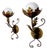 Floral Sconces by Ferro Arte, Spain, 1960s, Set of 2 For Sale