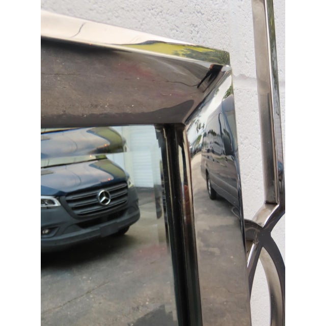 Bernhardt Chrome Mirror Criteria Collection Model No 363 321 Art Deco Style 6589 For Sale - Image 15 of 18
