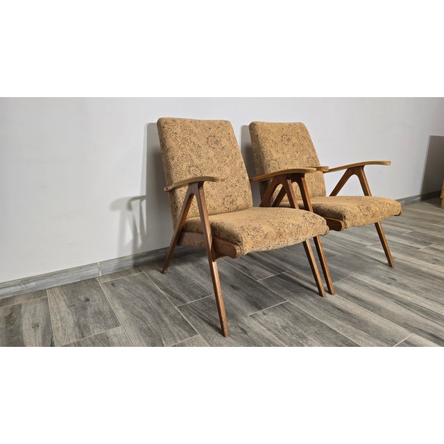 Mid-Century Armchairs, Set of 2 For Sale - Image 9 of 13