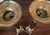 Brass Pair of Vintage Tall Brass Candelsticks For Sale - Image 8 of 8