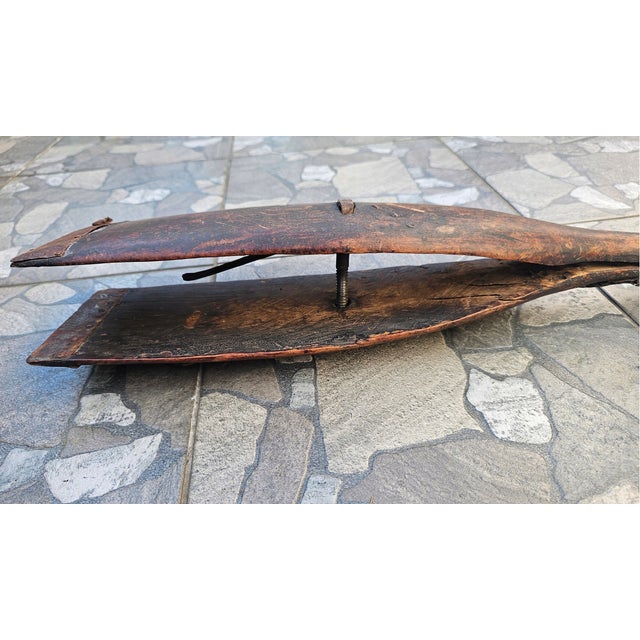 Pre-War Wooden Cheese Press For Sale - Image 6 of 8