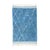 Hand-Knotted Wool Rug in Cerulean Blue by Azele Studio For Sale - Image 9 of 9
