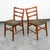 Mid-Century Modern 1960s Mid Century Modern Dining Chairs Set 4 Mobler Ladder Back Farstrup Teak Grey MCM For Sale - Image 3 of 12