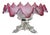 Late 20th Century Sterling Silver & Glass Centrepiece from Hugh Crawshaw, 1995 For Sale
