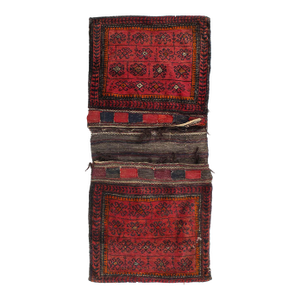 Pasargad DC Vintage Persian Hand Knotted Shiraz Saddle Bag