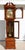 A beautiful example of traditional American craftsmanship, this vintage 1970s Emperor Clock Company “Cambridge” Model 300...