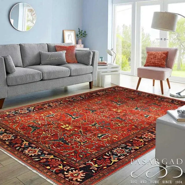 2020s 2020s Rust Color Fine Bidjar For Sale - Image 5 of 6