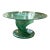 1970s Retro Design Glass Coffee Table Set on a Glass Spiral Helix For Sale