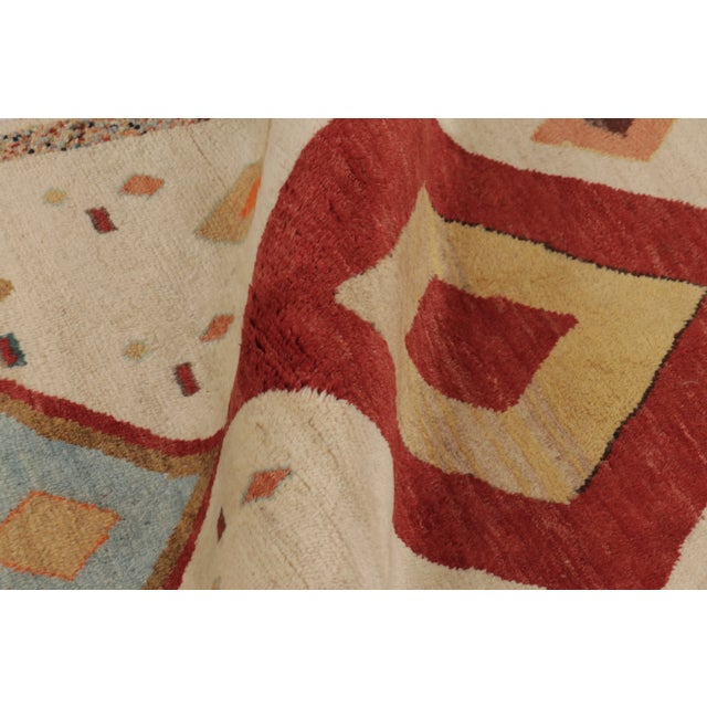 Textile Vintage Gabbeh Tribal Rug With Medallion by Rug & Kilim, Afghanistan, 1950-1959 For Sale - Image 7 of 10