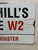 Victorian Lord Hill’s Bridge W2 – Original City of Westminster Enamel Street Sign Designed by Sir Misha Black, c.1967) For Sale - Image 3 of 18