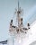 Small French 6-Light Chandelier in Crystal For Sale - Image 5 of 7