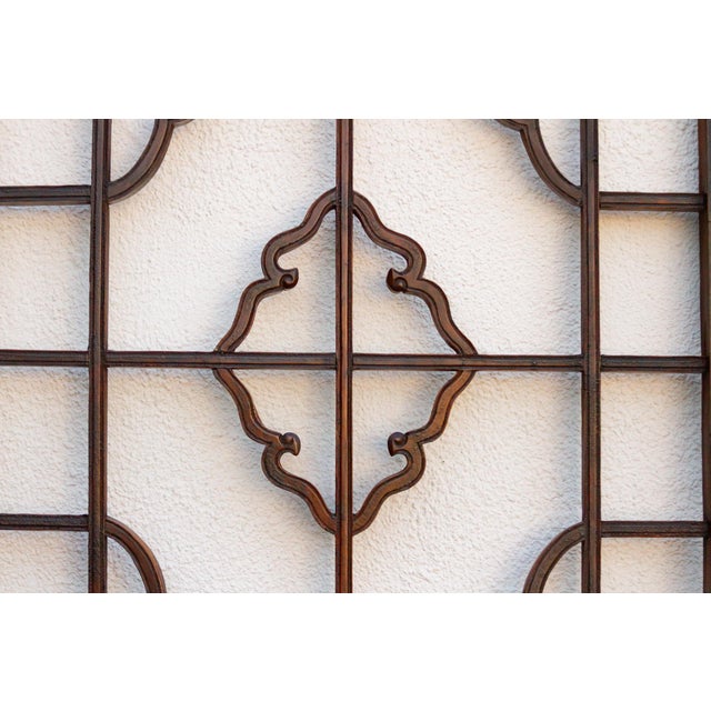 Set of 2, 19th Century Cloud Medallion Windows For Sale In Los Angeles - Image 6 of 11