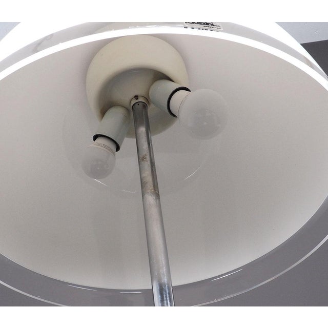 White Baobab Floor Lamp from Guzzini, Italy, 1970s For Sale - Image 13 of 14