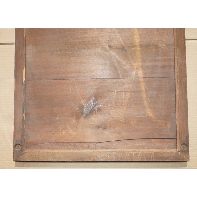 Large Antique English Victorian Wall-Mounted Mirror with Bevelled Hardwood Frame For Sale - Image 15 of 16