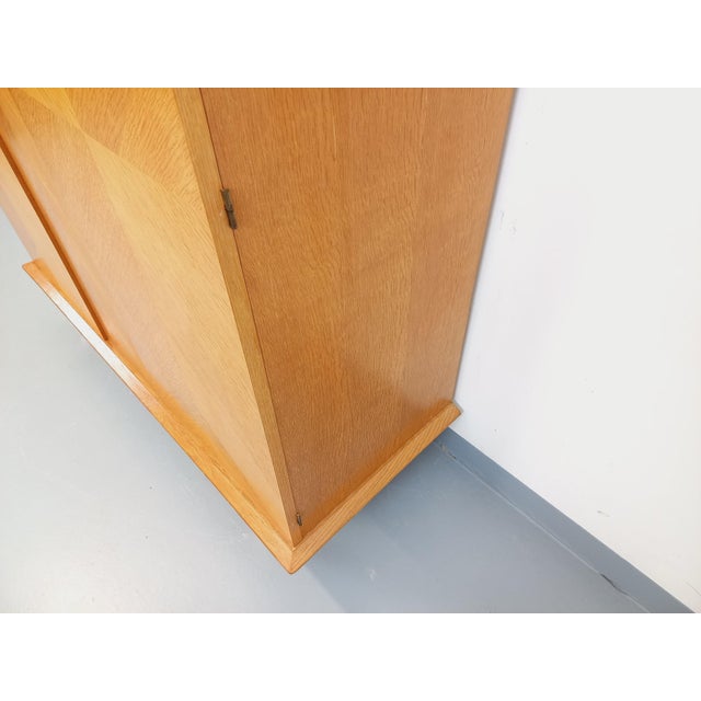 Vintage Oak Wardrobe, 1960s For Sale - Image 6 of 14