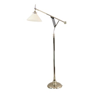 Art Deco Adjustable Floor Lamp from Wiener Werkstätte, 1920s For Sale