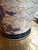 Toyo Large Blue, White and Gold Ginger Jar/Urn/Vase For Sale - Image 4 of 11