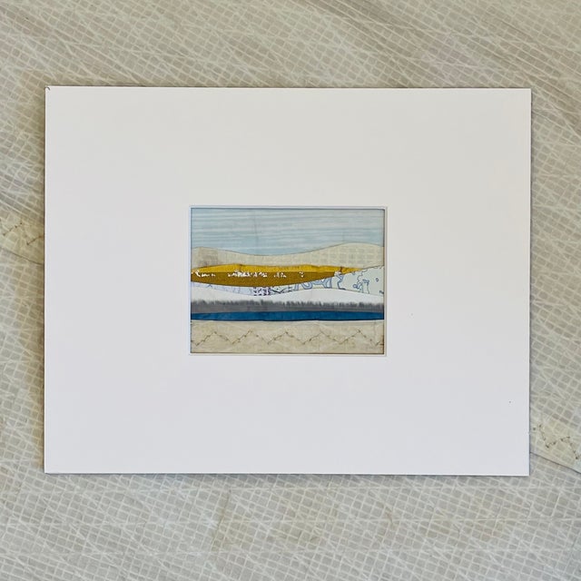 Contemporary Contemporary Semi-Abstract​ Mixed Media Nautical Sailcloth Landscape​ - By JJ-Hogan | Embrace Your Potential For Sale - Image 3 of 8