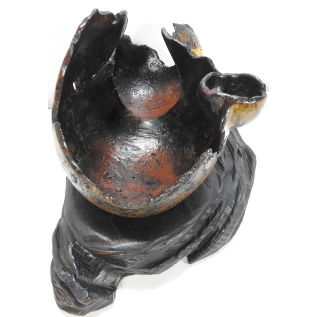 2000 - 2009 Brad Sells Aloha Series No. 38 Mango Burl Bowl on Stand For Sale - Image 5 of 11