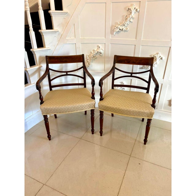 Antique George III Sheraton Dining Chairs, 1780, Set of 8 For Sale - Image 12 of 17