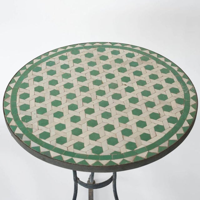 Antique Mosaic Garden Table, 1890s For Sale - Image 3 of 6