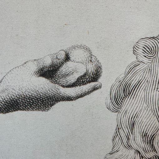 5-Panel Decorative Screen With Classical Figures (6' Tall) For Sale In New York - Image 6 of 7