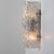 White Clear Wave Glass Wall Lights attributed to J.T. Kalmar, Austria, 1960s For Sale - Image 8 of 13