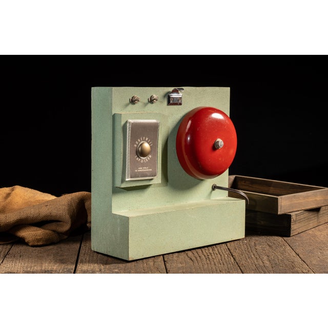 c. 1960s; Honeywell International - Minneapolis, MN Mid-century Home Protector System salesman sample alarm panel...