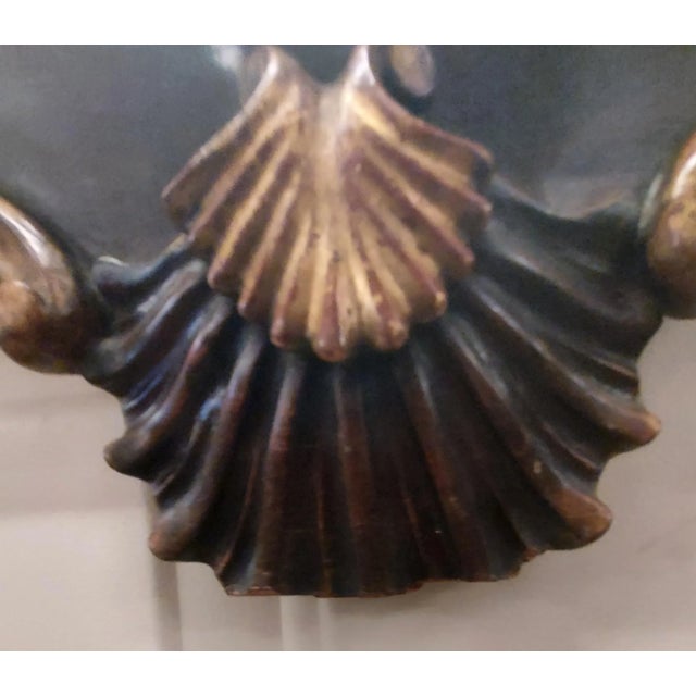 Wood 1930's Hand Carved and Gilded Mephistopheles (Devil) Mirror For Sale - Image 7 of 11