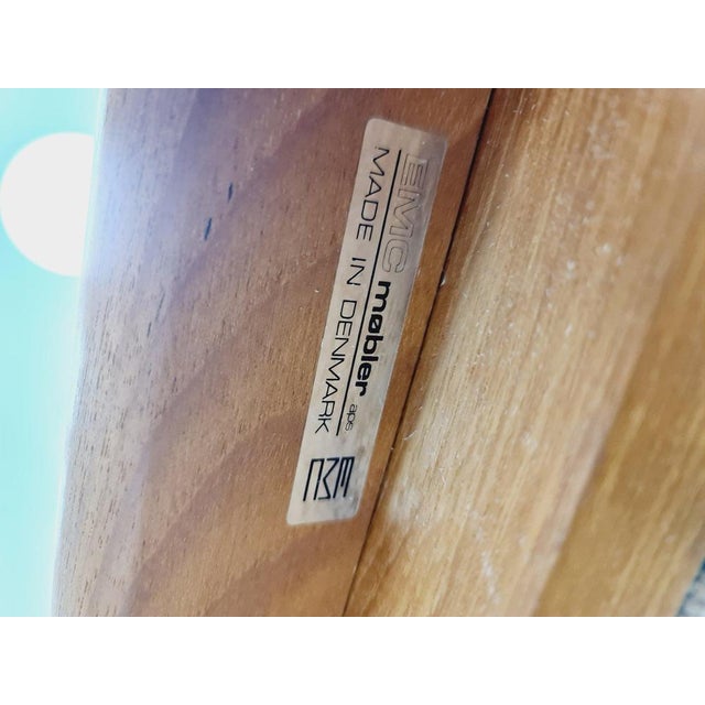 Set of Mid-Century Armchairs in Teak by EMC For Sale - Image 9 of 11