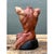 Late 20th Century Vintage Wood Male Torso Sculpture For Sale - Image 5 of 12